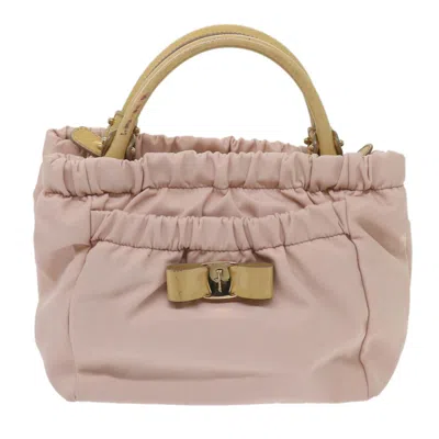 FERRAGAMO VARA SYNTHETIC HANDBAG (PRE-OWNED)
