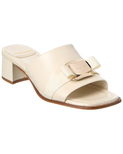 FERRAGAMO FERRAGAMO VILNA LEATHER SANDAL
