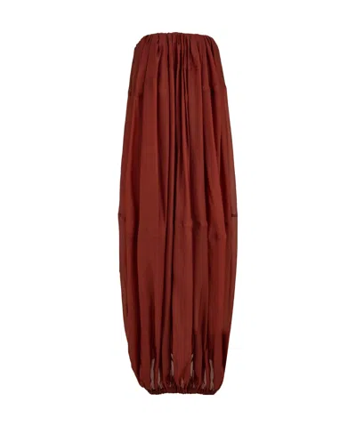 FERRAGAMO BUSTIER MAXI DRESS