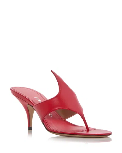 FERRAGAMO WOMEN'S LYRAI THONG SANDALS