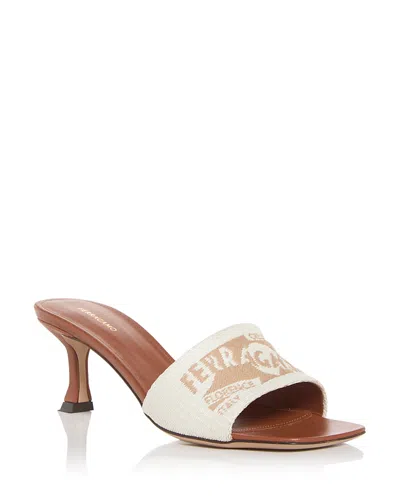 FERRAGAMO WOMEN'S ZENOBIA SLIDE SANDALS