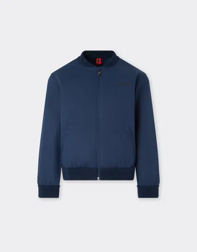 FERRARI FERRARI BOMBER JACKET IN COTTON GABARDINE