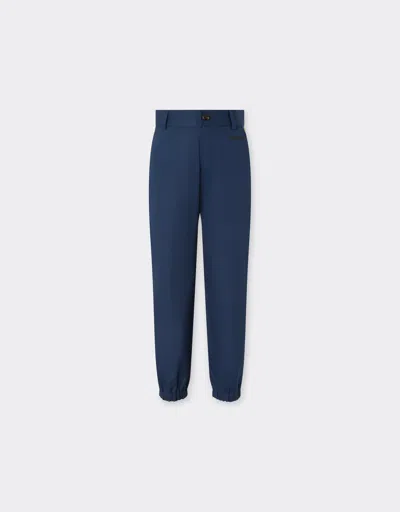 FERRARI FERRARI COTTON GABARDINE TROUSERS