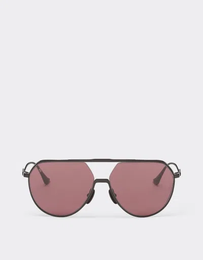 FERRARI FERRARI FERRARI SUNGLASSES IN MATT BLACK TITANIUM WITH EXCLUSIVE CONTRAST PRO™ LENSES