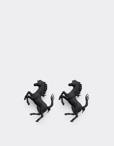 FERRARI FERRARI PRANCING HORSE EARRINGS