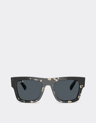 FERRARI FERRARI RAY-BAN FOR SCUDERIA FERRARI RB2217M IN GREY HAVANA ACETATE WITH DARK GREY LENSES