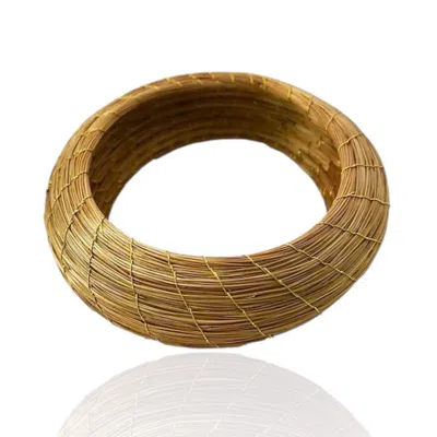 FETUTTI JEWELRY WOMEN'S FLORA GOLDEN GRASS OVAL BRACELET