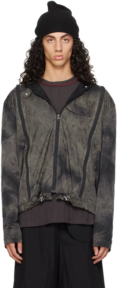 FFFPOSTALSERVICE BLACK ZIP VENT JACKET