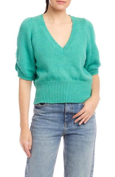 FIFTEEN TWENTY FIFTEEN TWENTY BENNET SHIRRED SLEEVE SWEATER