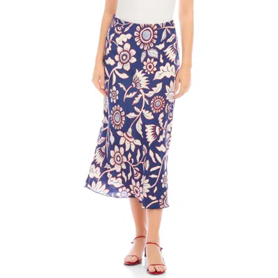 FIFTEEN TWENTY FIFTEEN TWENTY MIA BIAS CUT MIDI SKIRT