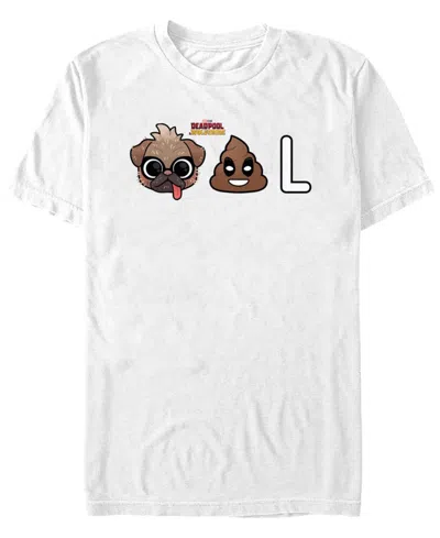 FIFTH SUN MEN'S DOGPOOL EMOJIS SHORT SLEEVE T-SHIRT