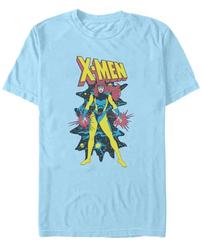 FIFTH SUN MEN'S JEAN GREY COSMIC SHORT SLEEVE T-SHIRT
