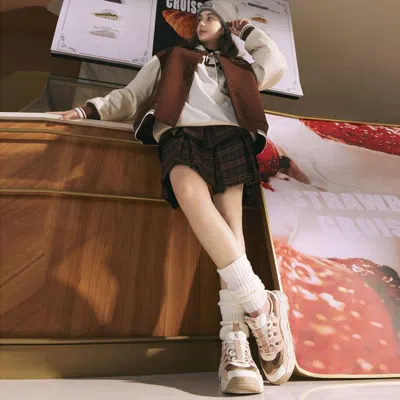 FILA FILA 【可颂鞋】女鞋时尚运动休闲鞋女士轻便百搭舒适复古运动鞋