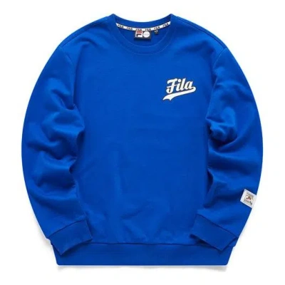FILA FUSION FILA FUSION Pattern Casual Sports Pullover Blue