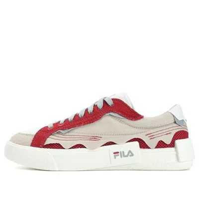 FILA FUSION (WMNS) FILA FUSION Pop Skate Shoes 'Red Beige White'