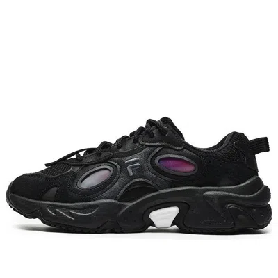 FILA FUSION (WMNS) FILA FUSION Raccoon Sneakers 'Black Purple'