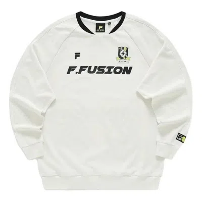 FILA FUSION FILA FUSION x BEAMS Letter Printed Sweater 'White Black'