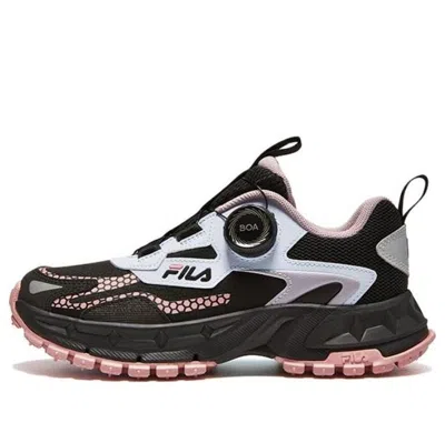 FILA (GS) FILA BOA Running Shoes 'Black White Pink'