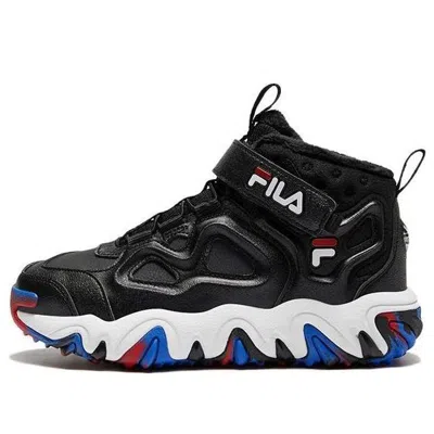 FILA (GS) FILA Lifestyle High-Top Shoes 'Black White'