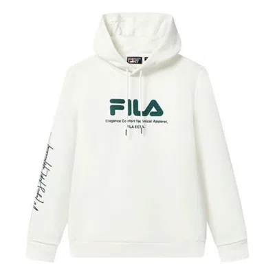 FILA FILA Logo Graphic Hoodie 'White Green'