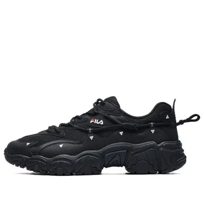 FILA FILA Low Top Running Shoes 'Black White'