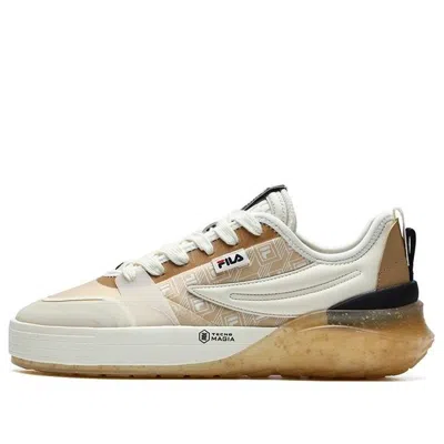FILA FILA Mixa Retro Casual Skateboarding Shoes Cream Yellow