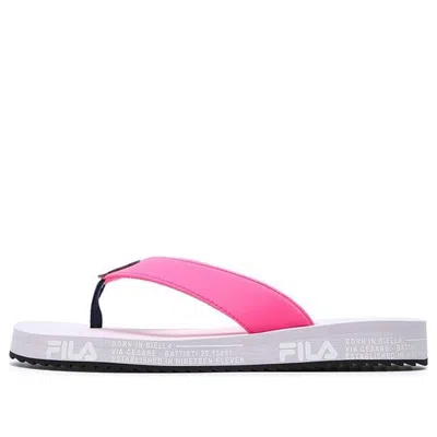 FILA (WMNS) FILA CORE FASHION Slippers 'Pink White'