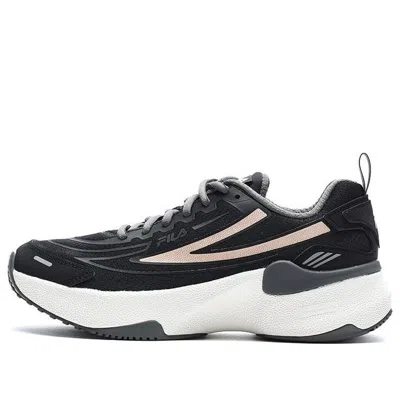 FILA (WMNS) FILA Flow Running Shoes 'Core Black Pink'