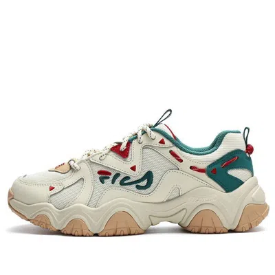 FILA (WMNS) FILA Fluid 4 Sneakers 'Cream Green Red'