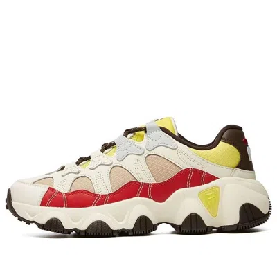 FILA (WMNS) FILA Jagger Low Running Shoes White/Red/Yellow