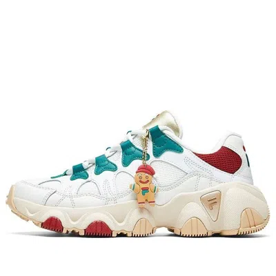 FILA (WMNS) FILA Jagger Retro Running Shoes Ginger Man White/Brown