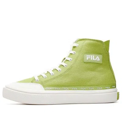 FILA (WMNS) FILA Strada Mid-top Canvas Shoes Green/White