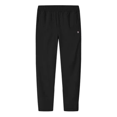 FILA (WMNS) FILA Thin and light Woven Straight Casual Long Pants Black