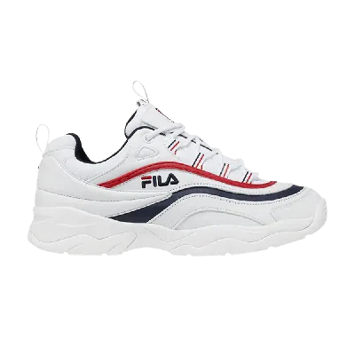 FILA FILA WMNS RAY LOW 'WHITE NAVY RED'