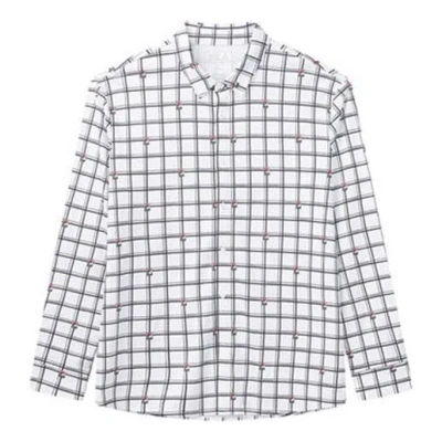 FILA FILA x MIHARA  Crossover Plaid Shirt White Plaid
