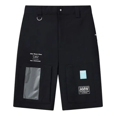 FILA FILA x MIHARA Jointly Signed Sports Short Pant Male Black