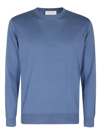 FILIPPO DE LAURENTIIS CREW-NECK FINE-KNIT SWEATER