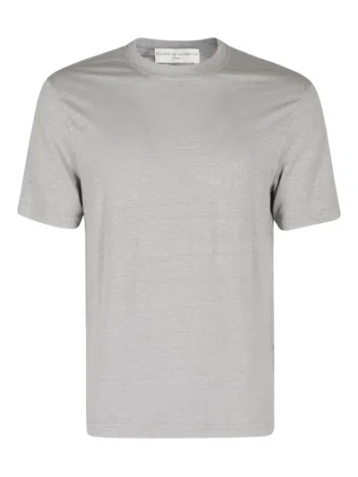FILIPPO DE LAURENTIIS CREW NECK SHORT-SLEEVE T-SHIRT