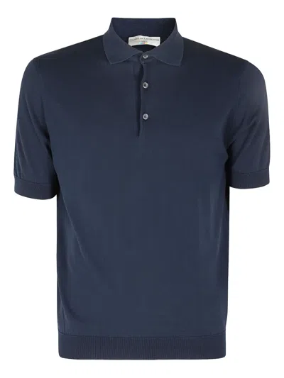 FILIPPO DE LAURENTIIS FINE-KNIT POLO SHIRT