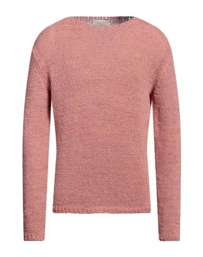 FILIPPO DE LAURENTIIS FILIPPO DE LAURENTIIS MAN SWEATER ANTIQUE ROSE SIZE 42 COTTON