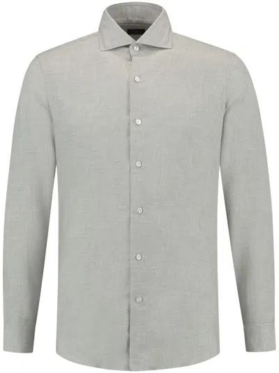 FINAMORE 1925 NAPOLI CUTAWAY-COLLAR SHIRT