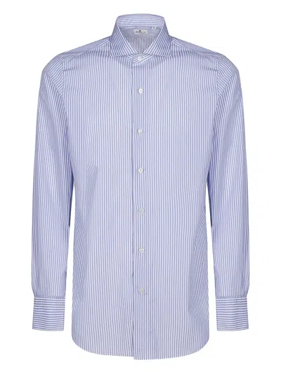 FINAMORE 1925 NAPOLI STRIPED COTTON SHIRT