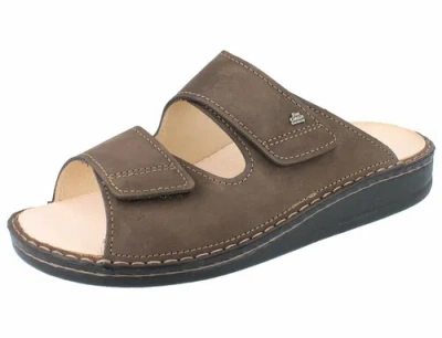 FINN COMFORT FINN COMFORT RIAD HERREN PANTOLETTE BRAUN EBONY/NABUK