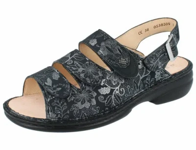 FINN COMFORT FINN COMFORT SALONIKI DAMEN SANDALE GRAU ANTHRACITE JARDIN/NUBUK