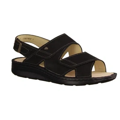 FINN COMFORT FINN COMFORT SORIA HERRENSANDALE, LEDER, SCHWARZ, NEU - HERRENSCHUHE SANDALE