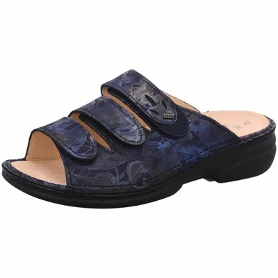 FINNCOMFORT FINNCOMFORT DAMEN PANTOLETTEN 2554-902351 KOS ATLANTIC BLAU 1191560