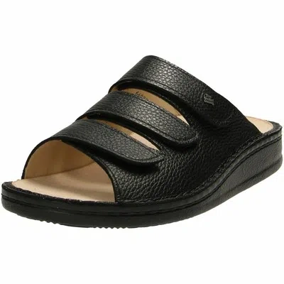 FINNCOMFORT FINNCOMFORT DAMEN PANTOLETTEN KORFU SCHWARZ 1508 055099 SCHWARZ 203705