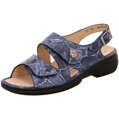 FINNCOMFORT FINNCOMFORT DAMEN SANDALETTEN 02560-637430 MILOS BLAU 669439