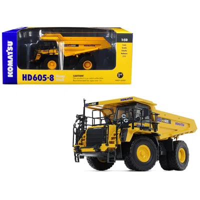 FIRST GEAR 1 BY 50 SCALE DIECAST DUMP TRUCK FOR KOMATSU HD605-8 MODEL