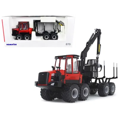 FIRST GEAR KOMATSU 875.1 FORWARDER RED & BLACK 1-32 DIECAST MODEL
